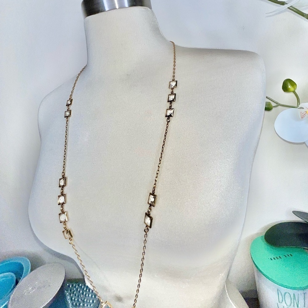 Vintage J.Crew Runway Couture Crystal Necklace - Picture 3 of 11